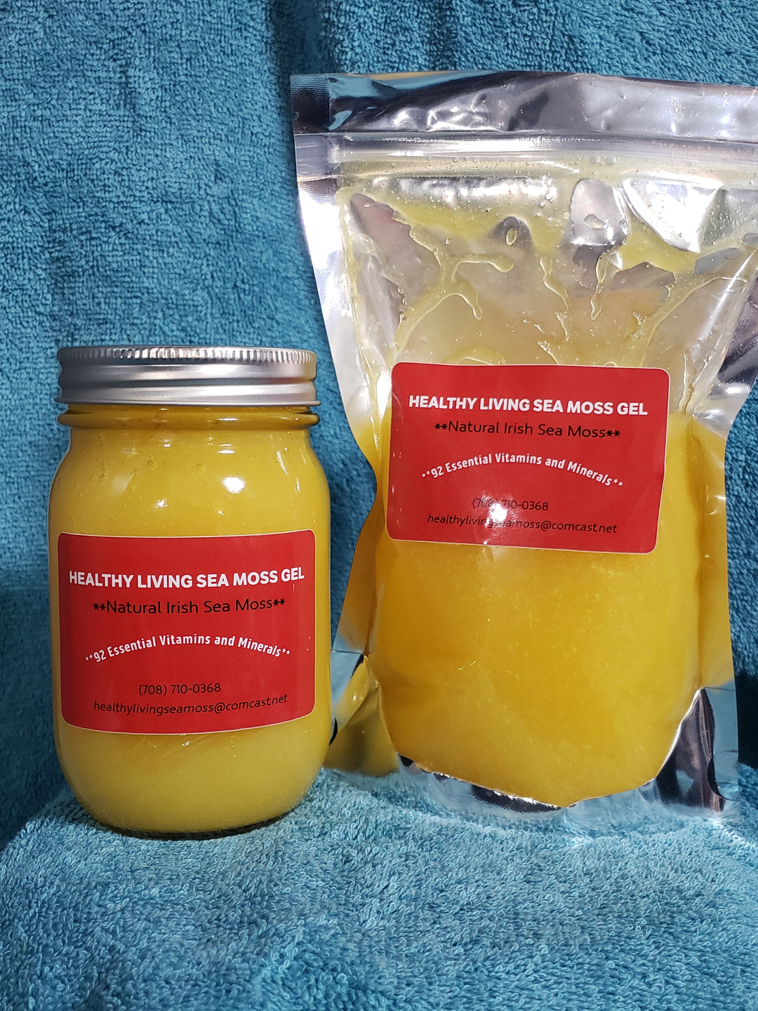 Organic Gold Sea Moss Gel Mango